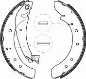 00004241N4 Peugeot/Citroen sapatas do freio traseiras de tambor