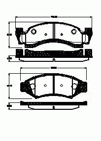 Тормозные колодки Ford E7TZ2001A