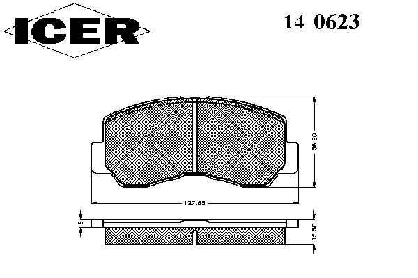 Дискові гальма 140623 ICER