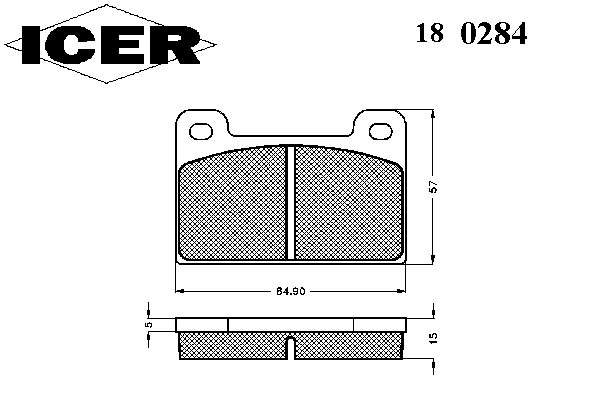 7701458172 Renault (RVI) sapatas do freio dianteiras de disco