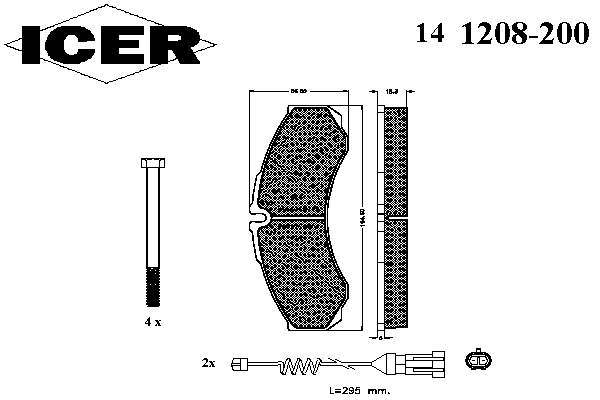 42470835 Fiat/Alfa/Lancia sapatas do freio dianteiras de disco