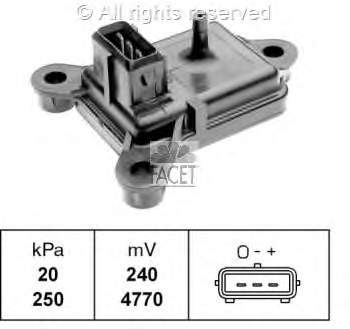 Sensor de pressão no coletor de admissão, MAP 7750716 Fiat/Alfa/Lancia