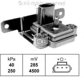 10.3058 Facet sensor de pressão no coletor de admissão, map