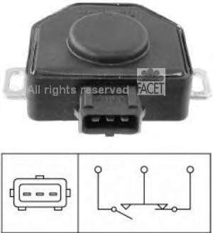 105032 Facet sensor de posição da válvula de borboleta (potenciômetro)