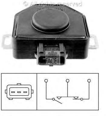 1995091 EPS sensor de posição da válvula de borboleta (potenciômetro)