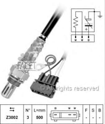 107043 Febi sonda lambda, sensor de oxigênio