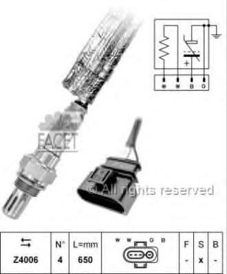 044906265 VAG sonda lambda, sensor de oxigênio