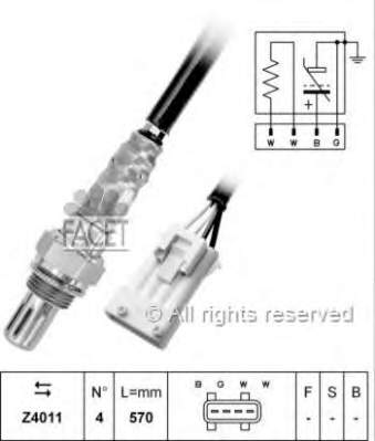 Sonda lambda, sensor de oxigênio até o catalisador para Citroen Berlingo (M)