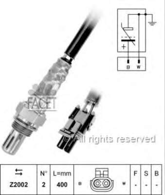 09SKV529 SKV sonda lambda, sensor de oxigênio