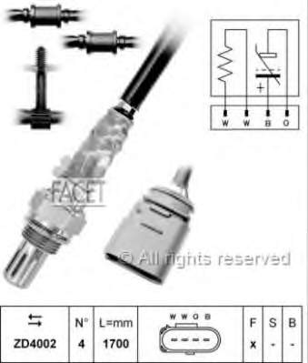 258006862 Bosch sonda lambda, sensor de oxigênio depois de catalisador