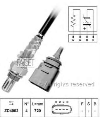 06A906265P VAG sonda lambda, sensor de oxigênio