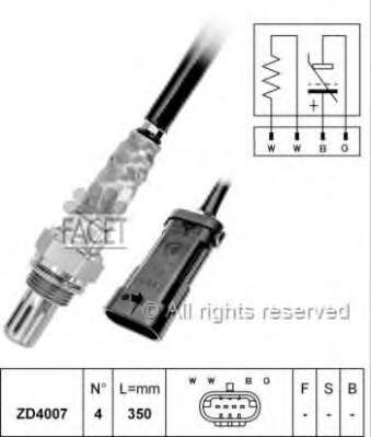 8201071311 VAG sonda lambda, sensor de oxigênio até o catalisador