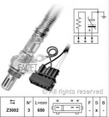 Sonda lambda, sensor de oxigênio para Seat Toledo (1L)