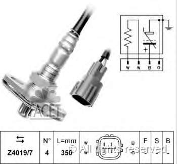 09SKV011 SKV sonda lambda, sensor de oxigênio