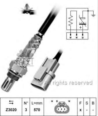 2269064U03 Nissan sonda lambda, sensor direito de oxigênio depois de catalisador