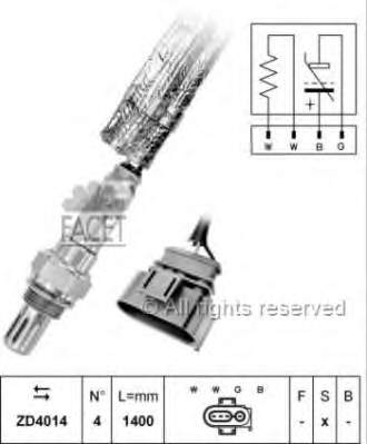 025800516176W VAG sonda lambda, sensor de oxigênio até o catalisador