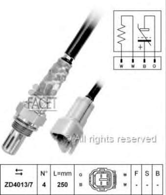 Sonda lambda, sensor de oxigênio até o catalisador para Suzuki Jimny (FJ)