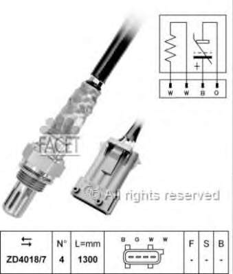 09SKV099 SKV sonda lambda, sensor de oxigênio depois de catalisador