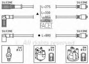 Fios de alta voltagem, kit 48354 Facet