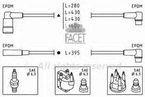 7700741025 Renault (RVI) fios de alta voltagem, kit