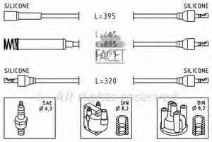 Fios de alta voltagem, kit para Opel Frontera (5SUD2)