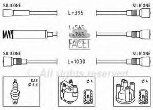 Fios de alta voltagem, kit para Opel Omega (16, 17, 19)