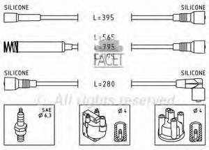 Fios de alta voltagem, kit para Opel Vectra (86, 87)