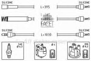 RCOP411 NGK fios de alta voltagem, kit