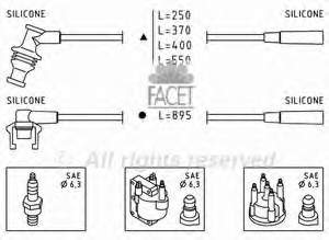 CLS116 Champion fios de alta voltagem, kit