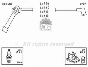 Z50118140 Mazda fios de alta voltagem, kit