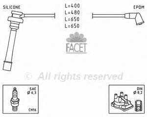 MD080568 Mitsubishi fios de alta voltagem, kit