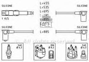 Высоковольтные провода 49302 Facet