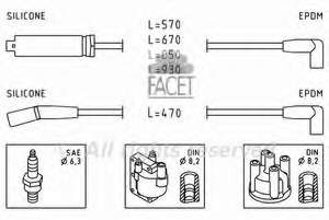 LS-185 Champion fios de alta voltagem, kit