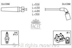 96450249 Korea (oem) fios de alta voltagem, kit