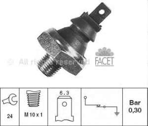 100135DE5 Hans Pries (Topran) sensor de pressão de óleo