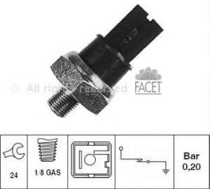 BOP1021 Borg&beck sensor de pressão de óleo