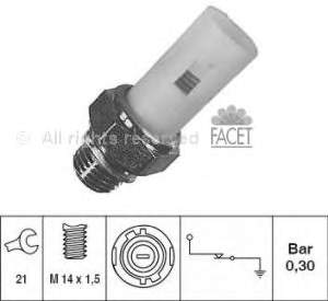 04410676 Opel sensor de pressão de óleo