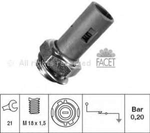 7700834918 Renault (RVI) sensor de pressão de óleo