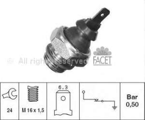Купить 70124 Facet Датчик давления масла