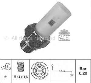 93198197 Peugeot/Citroen sensor de pressão de óleo