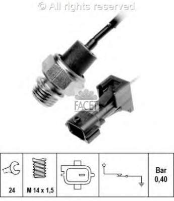 7.0144 Facet sensor de pressão de óleo