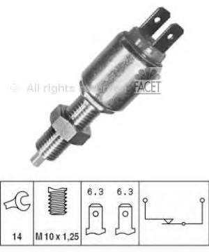 71025 Facet sensor de ativação do sinal de parada