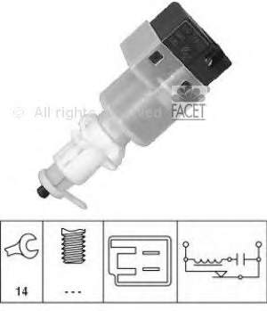 60814623 Fiat/Alfa/Lancia sensor de ativação do sinal de parada