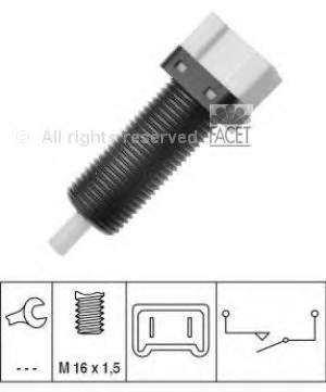 Sensor de ativação do sinal de parada 71134 Facet