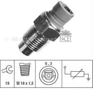 401950 Facet sensor de temperatura do fluido de esfriamento, no dispositivo