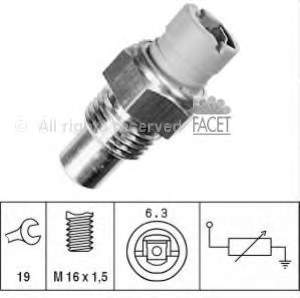 7.3002 Facet sensor de temperatura do fluido de esfriamento