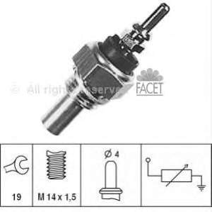 7.3088 Facet sensor de temperatura do fluido de esfriamento