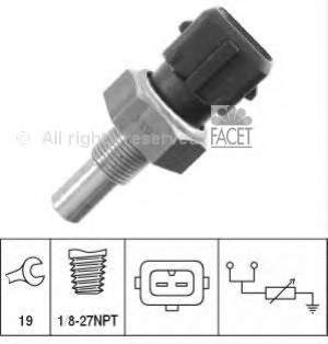 7.3119 Facet sensor de temperatura do fluido de esfriamento