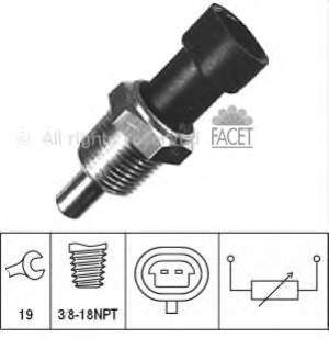 7.3129 Facet sensor de temperatura do fluido de esfriamento