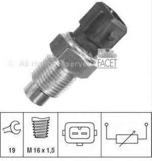 0060812290 Fiat/Alfa/Lancia sensor de temperatura do fluido de esfriamento